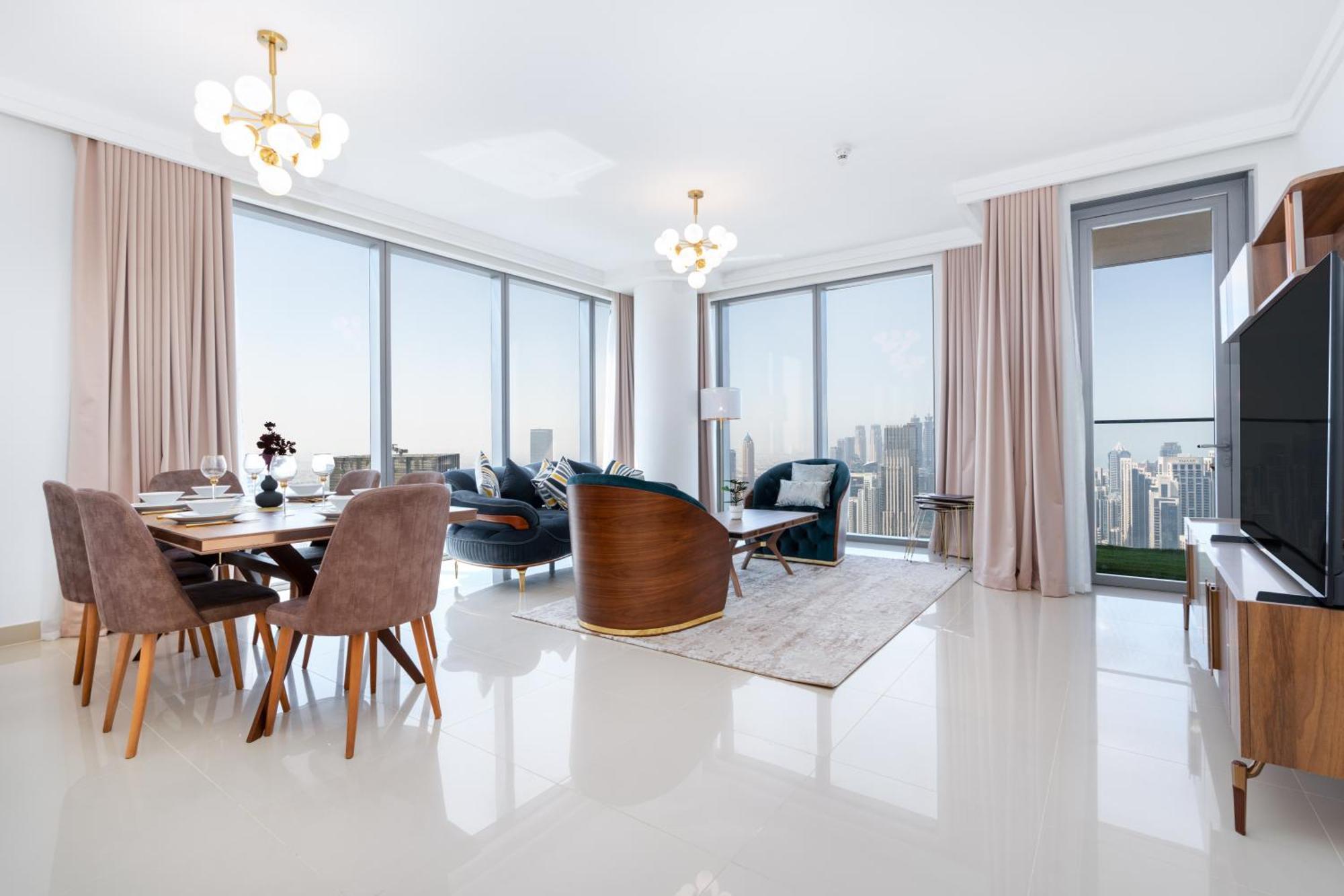 Lux Apt-Burj View Opp. Dxb Mall Дубай Экстерьер фото