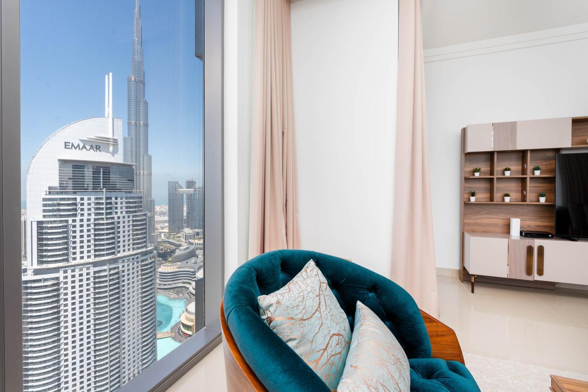 Lux Apt-Burj View Opp. Dxb Mall Дубай Экстерьер фото